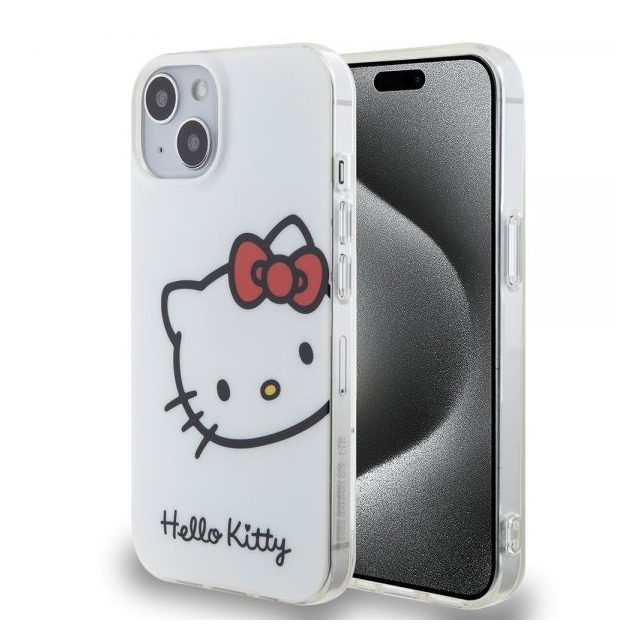 Hello Kitty iPhone 13 Skal Kitty Logo Vit