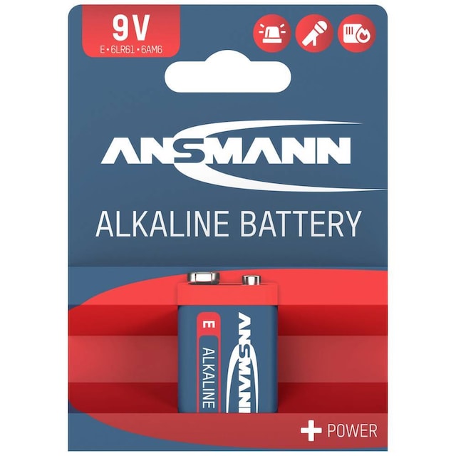 Ansmann 6LR61 Red-Line Batteri 9 V Alkaliskt 9 V 1 st