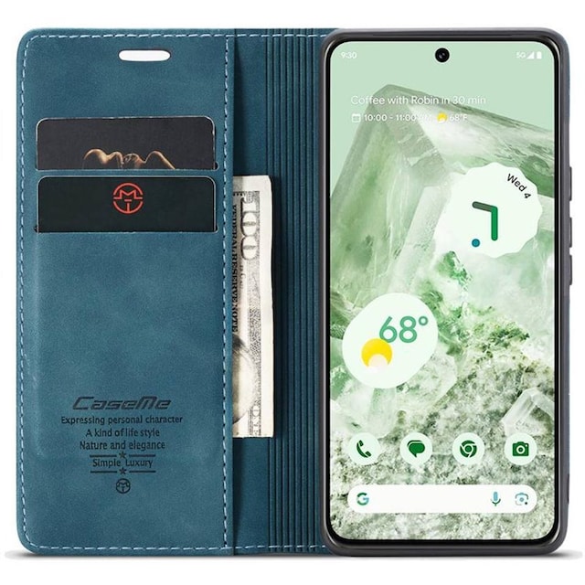 CaseMe FlipCase 013 Google Pixel 8a - Blå