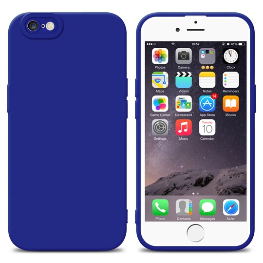 iPhone 6 / 6S Skal Fodral Case (Blå) - Elgiganten