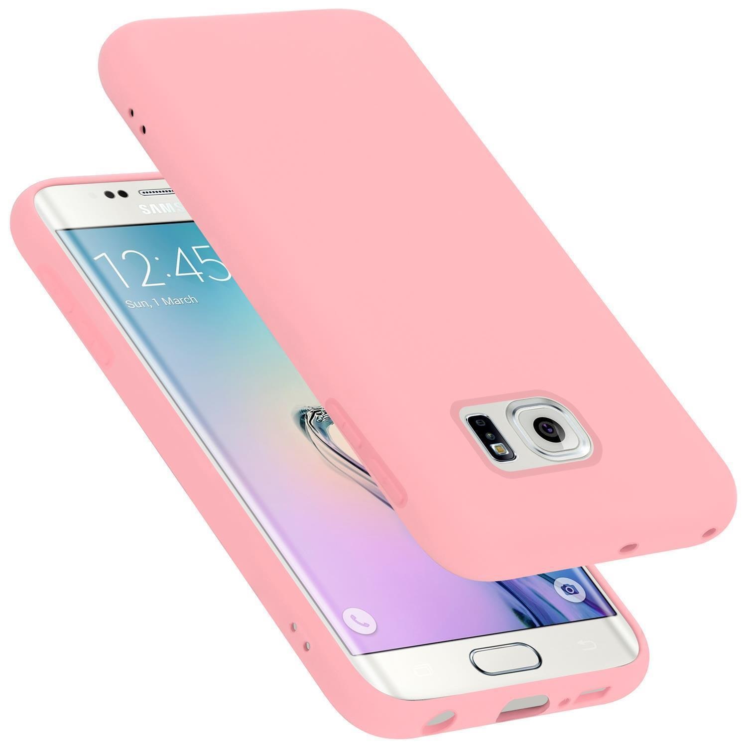Samsung Galaxy S6 EDGE Skal Fodral Case (Rosa) - Elgiganten