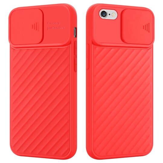 iPhone 6 / 6S Skal Fodral Case (Röd) - Elgiganten