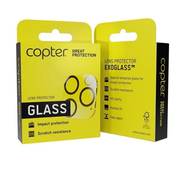 Copter iPhone 11 Kameralinsskydd Exoglass Lens Protector