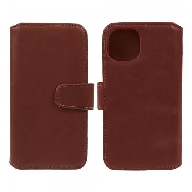 Nordic Covers iPhone 12 Mini Fodral Essential Leather Maple Brown