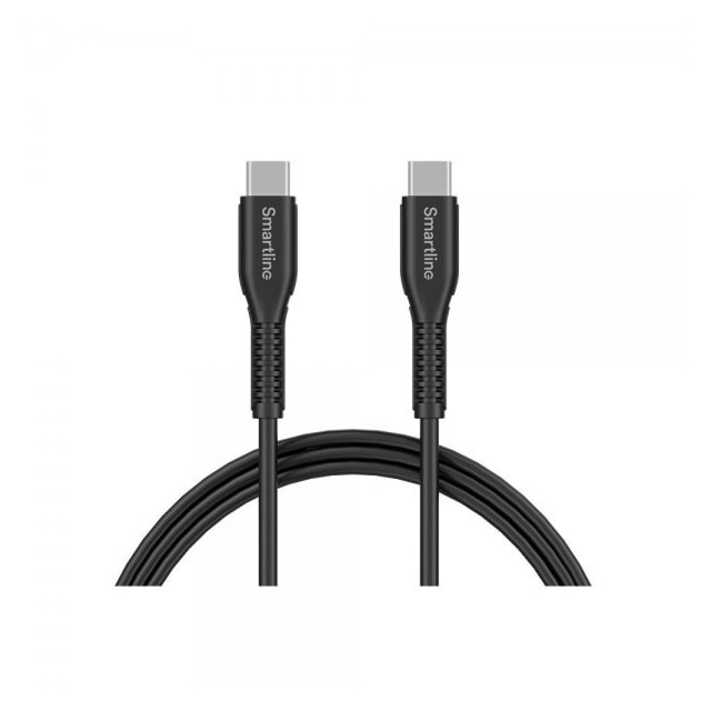 Smartline Kabel USB-C till USB-C Strong Cable 2m Svart