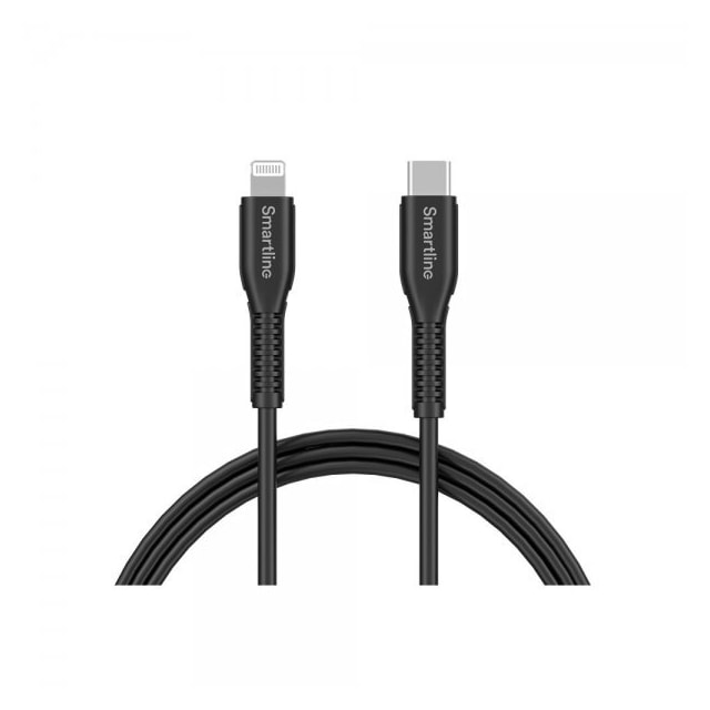Smartline Kabel USB-C till Lightning Strong Cable 2m Svart
