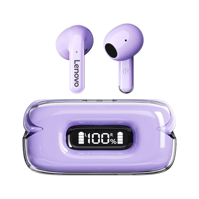 LENOVO Thinkplus X15II trådlösa hörlurar Bluetooth Headset -Lila