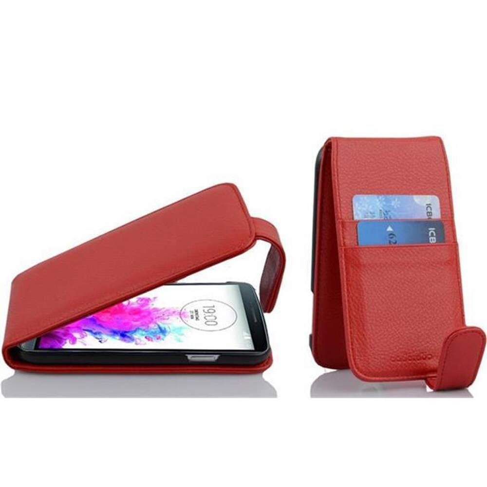 LG G3 Flipfodral Skal (Röd) - Elgiganten