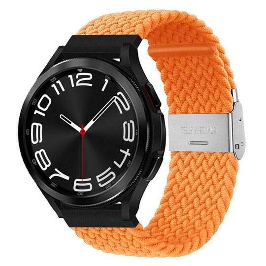 Flätat klockarmband Samsung Galaxy Watch 6 Classic (43mm) - Orange -  Elgiganten