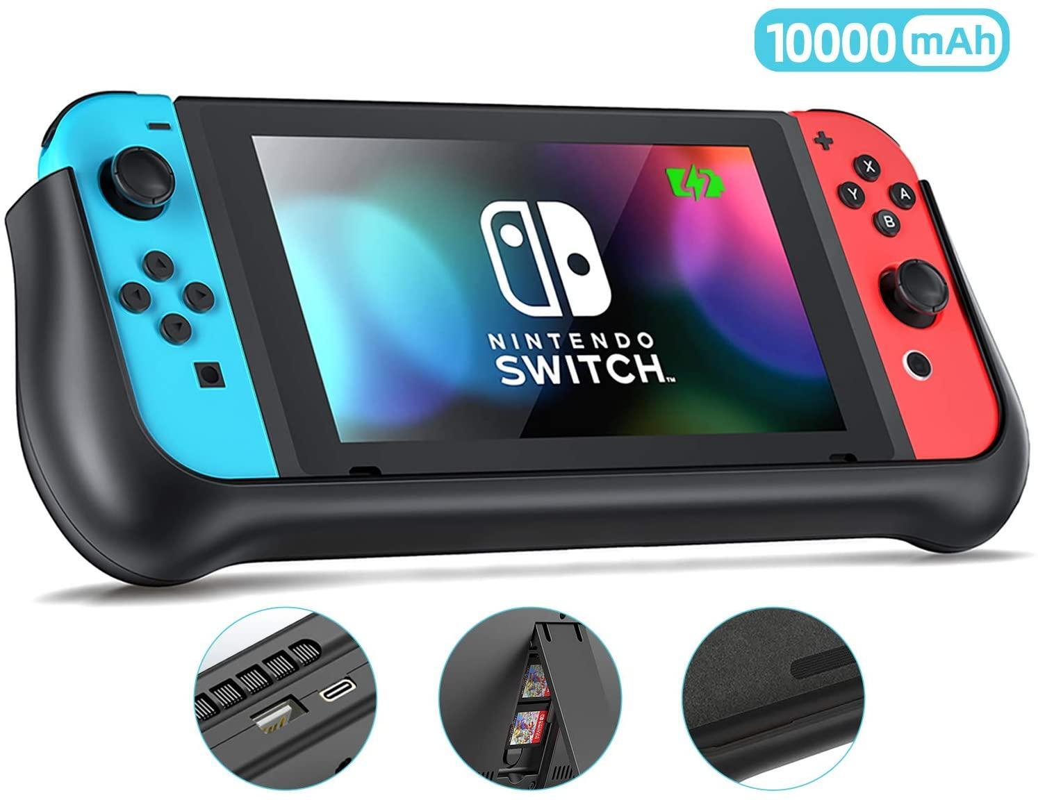 Portabel laddare kompatibel med Nintendo Switch - svart - Elgiganten