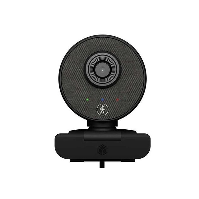 Raidsonic webbkamera med mikrofon IB-CAM501-HD Svart