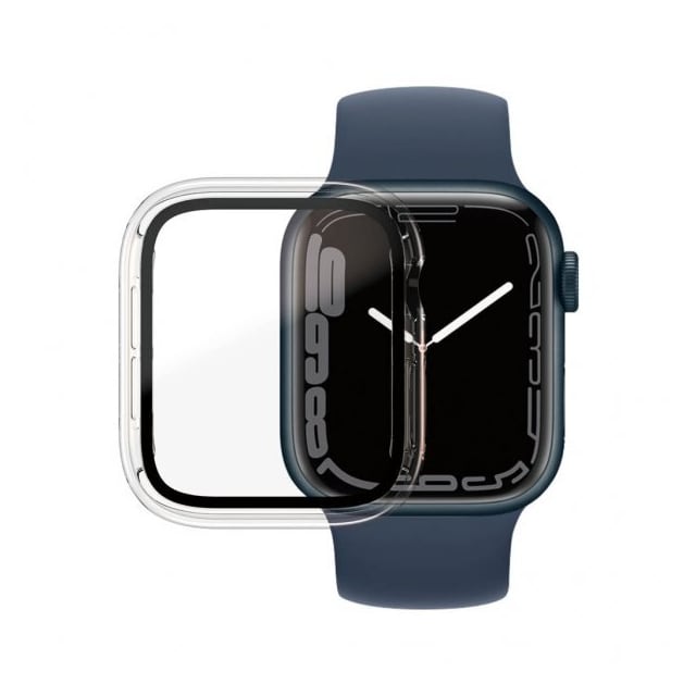 Apple Watch 7 45mm Skal med Skärmskydd Full Body Transparent Klar