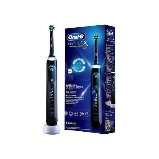 Oral-B elektrisk tandborste Genius X Uppladdningsbar, För vuxna, Antal -  Elgiganten