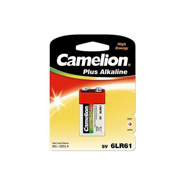 Camelion 6LF22-BP1 9V/6LR61, Plus Alkaline 6LR61, 1 st