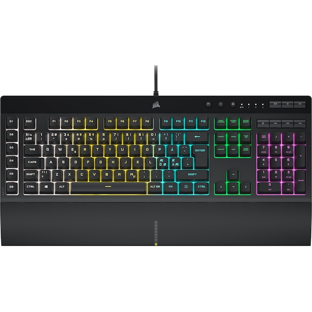 Corsair K55 RGB PRO tangentbord för gaming (nordisk layout)