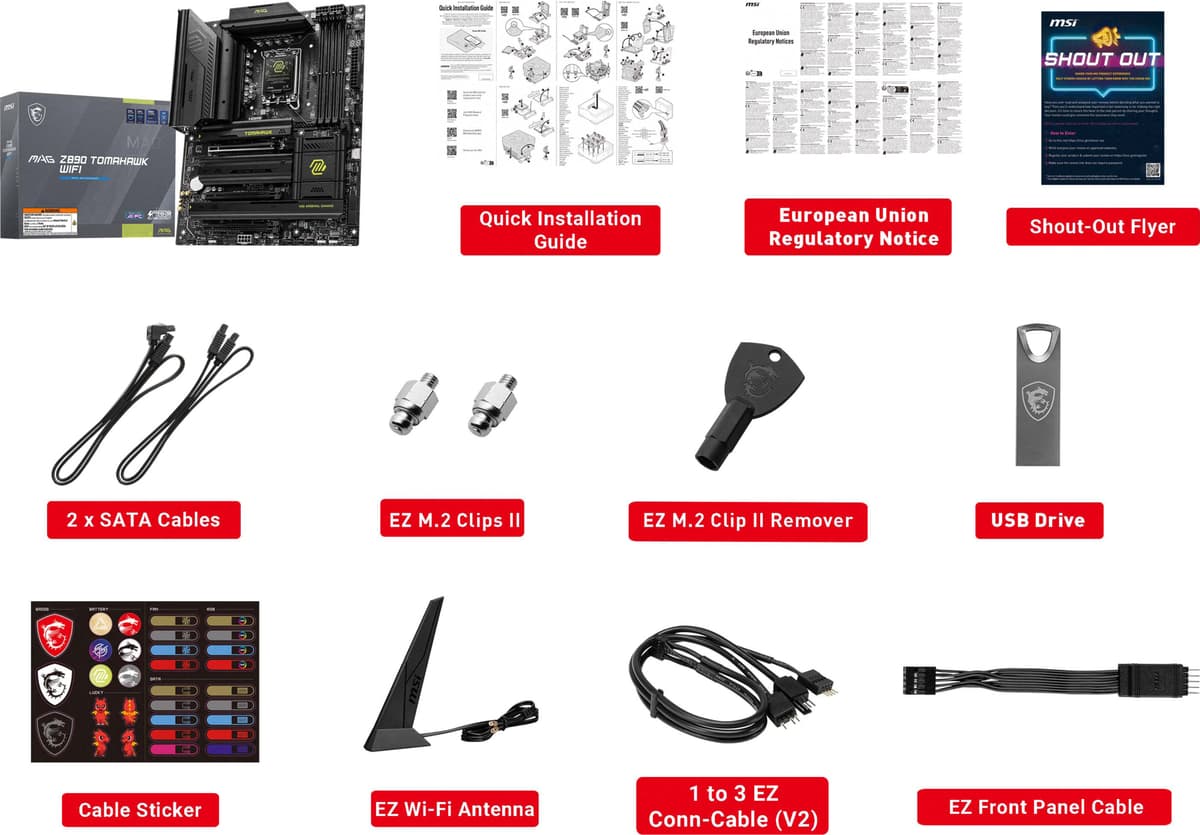 MSI MAG Z890 TOMAHAWK WIFI moderkort