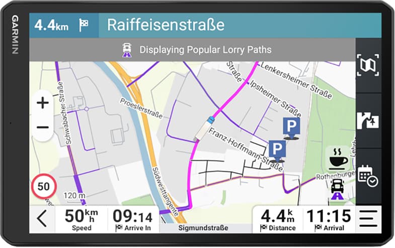 Garmin dēzl LGV1020 lastbil GPS