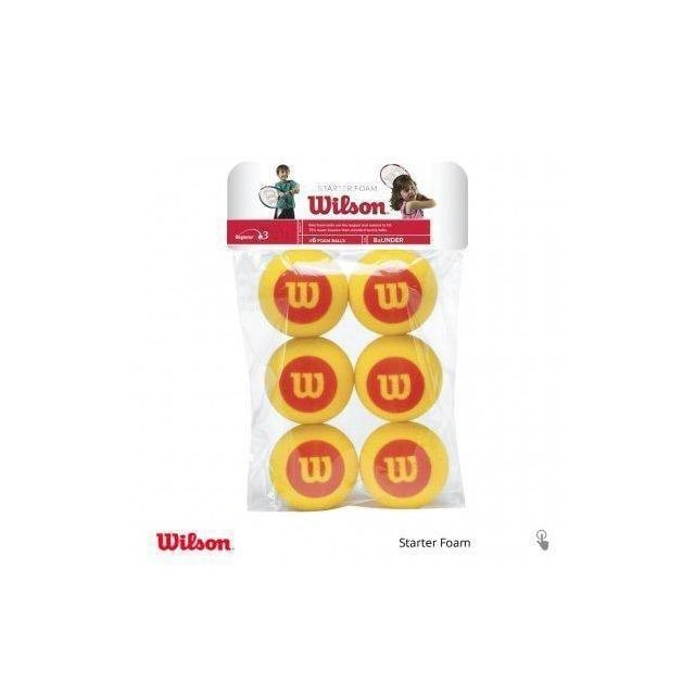 Wilson Starter Foam (6-Pack), Tennisbollar
