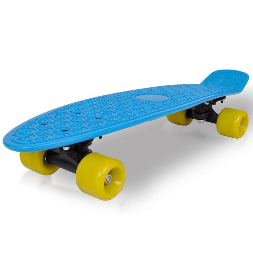 vidaXL Penny skateboard plast bräda gula hjul6,1"" - Elgiganten