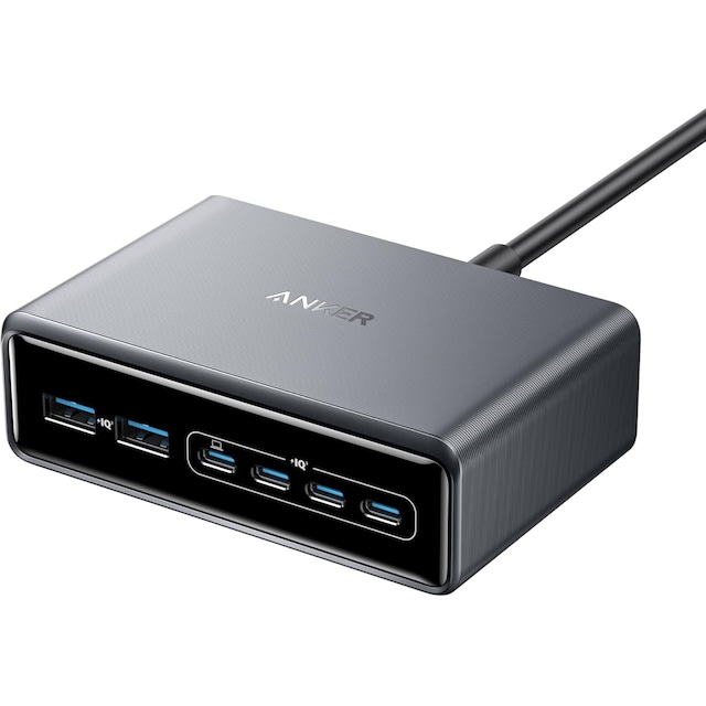 ANKER Prime Charger, 200W 6-Port GaN Charging Station, Fast Charging USB C Charger