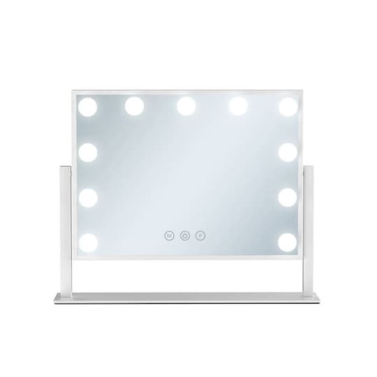 UNIQ Paris Make-up spegel med 11 LED-lampor - Vit - Elgiganten