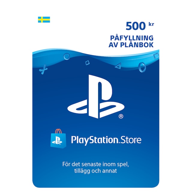 PlayStation Store PSN presentkort 500 SEK