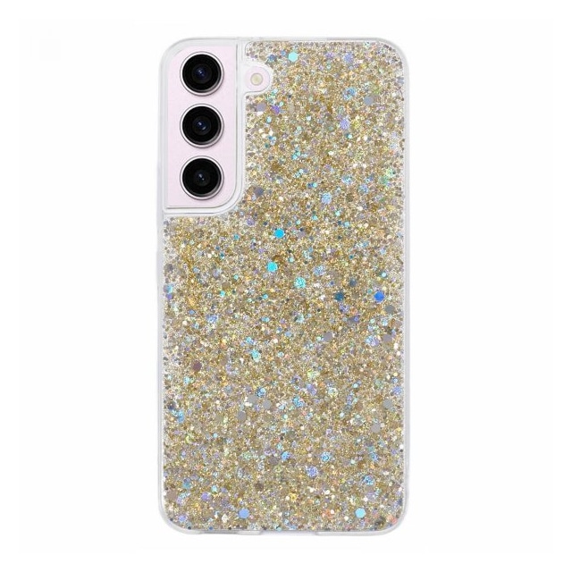 Nordic Covers Samsung Galaxy S22 Skal Sparkle Series Citrine Gold