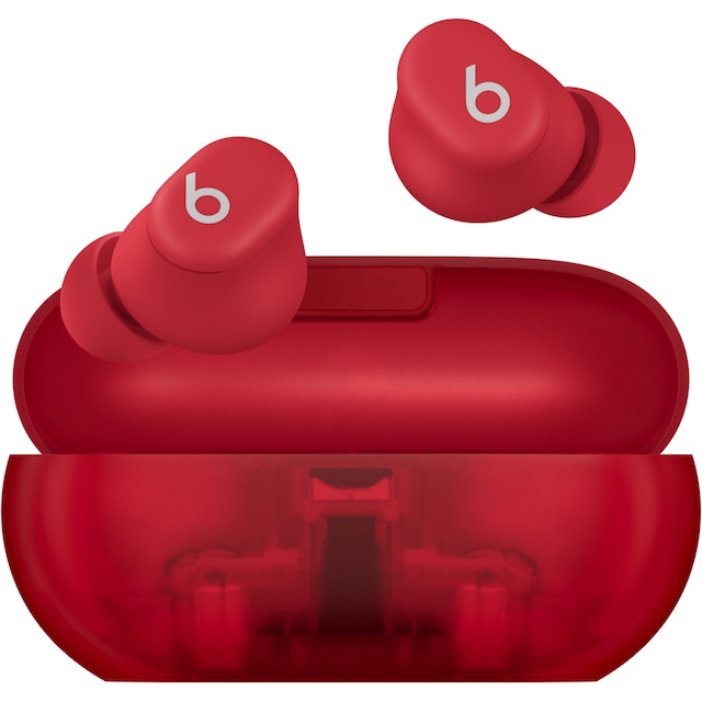 Beats Solo Buds true wireless in-ear hörlurar (transparent röd)
