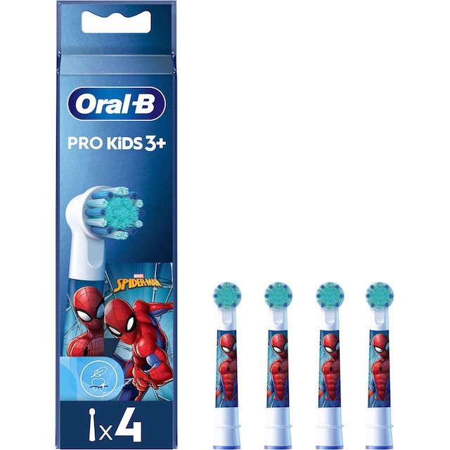 Oral-B Kids Spiderman tandborsthuvuden 805374 (4-pk)