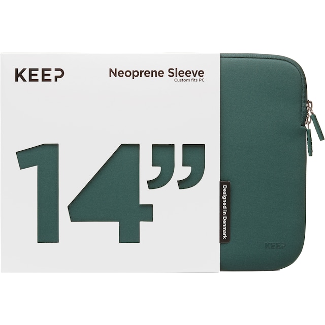 KEEP 14" neopren laptopfodral (Power Green)