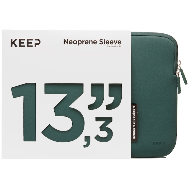 KEEP 13,3" neopren laptopfodral (Power Green)