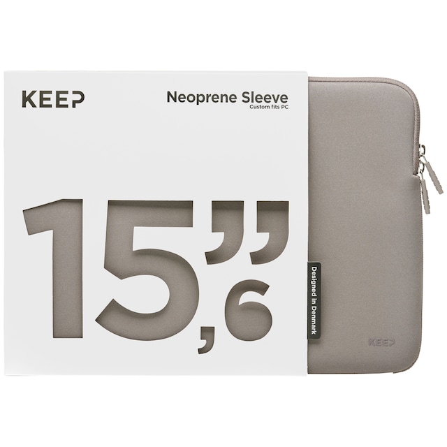 KEEP 15,6" neopren/textil laptopfodral (Portabella)