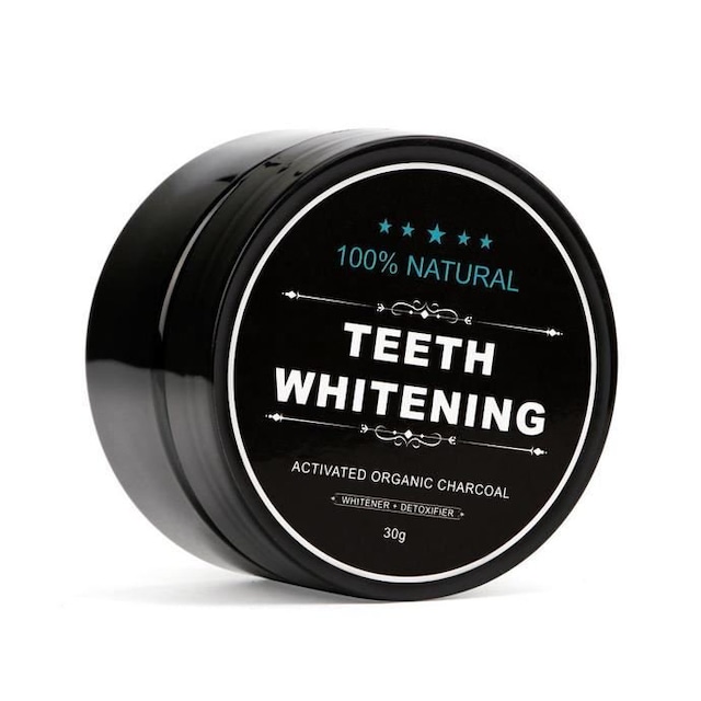 100% Naturlig Tandblekning - Teeth Whitening Charcoal (30 g)