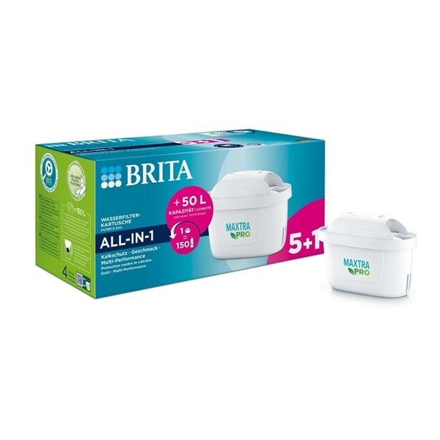 BRITA Maxtra Pro - Extra Kalkskydd - 5+1 vattenfilter