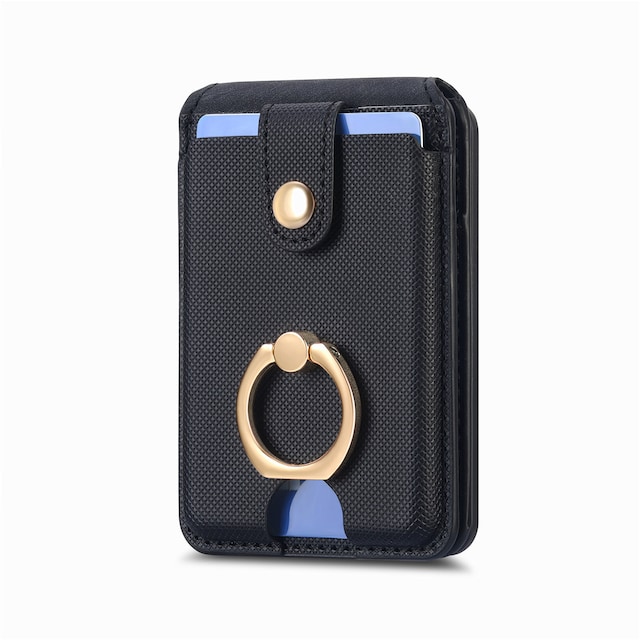Magnetisk korthållare med justerbar stativ Ringhållare för iPhone 15/1