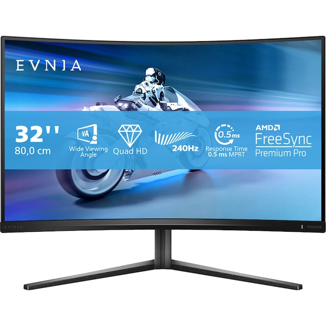 Philips Evnia 31.5" 32M2C5500W välvd bildskärm gaming