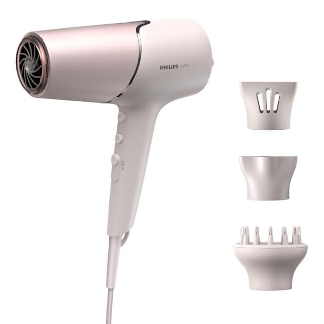 Philips Hårtork BHD530/20 2300 W Antal temperaturinställningar 3 Jonisk funktion Diffusormunstycke Rosa