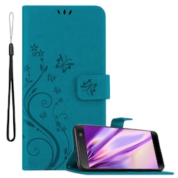 Sony Xperia XA2 Plånboksfodral Skal (Blå)