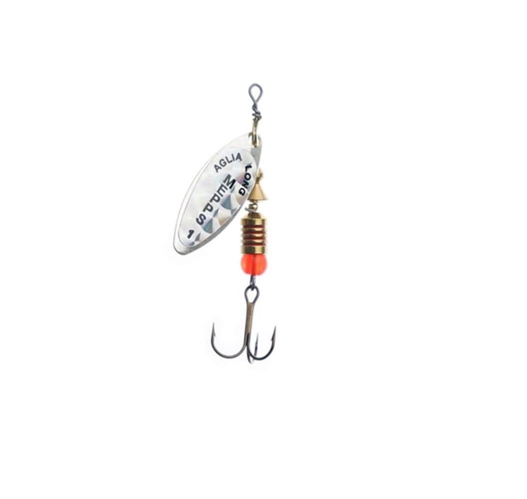 Spinner MEPPS AGLIA LONG RAINBOW-1 4,5g silver