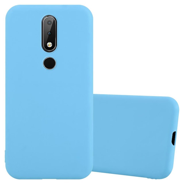 Skal Nokia 6.1 PLUS / X6 Fodral Case (Blå)