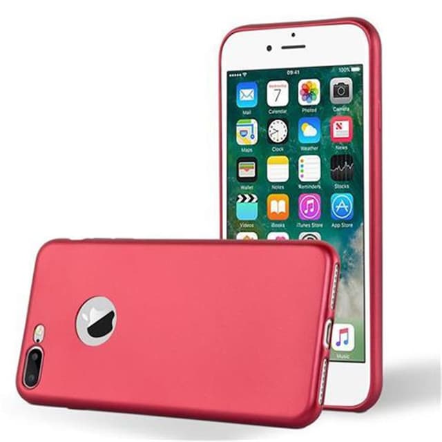 Skal iPhone 7 PLUS / 7S PLUS / 8 PLUS Fodral Case (Röd)