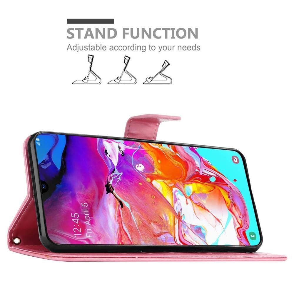 Samsung Galaxy A70 / A70s Plånboksfodral Skal (Rosa)