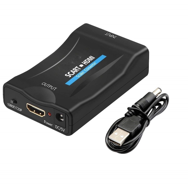 Scart till HDMI omvandlare 1080p