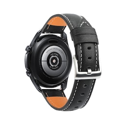 Samsung Galaxy Watch 3 (45 mm) armband Äkta läder Svart