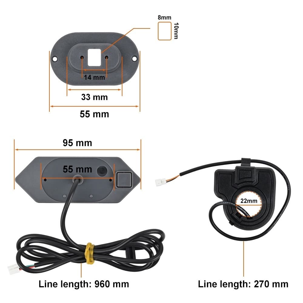 För Ninebot Max G30 Bakljus Blinkers LED Scooter Baklykta