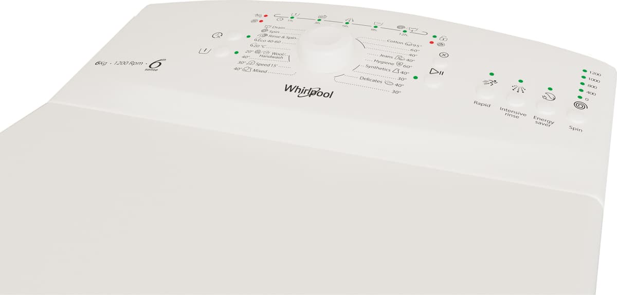 Whirlpool Tvättmaskin TDLR6240LEU/N (6kg)