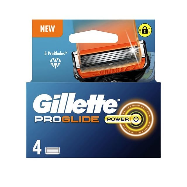 Gillette Fusion ProGlide Power Rakblad 4-pack