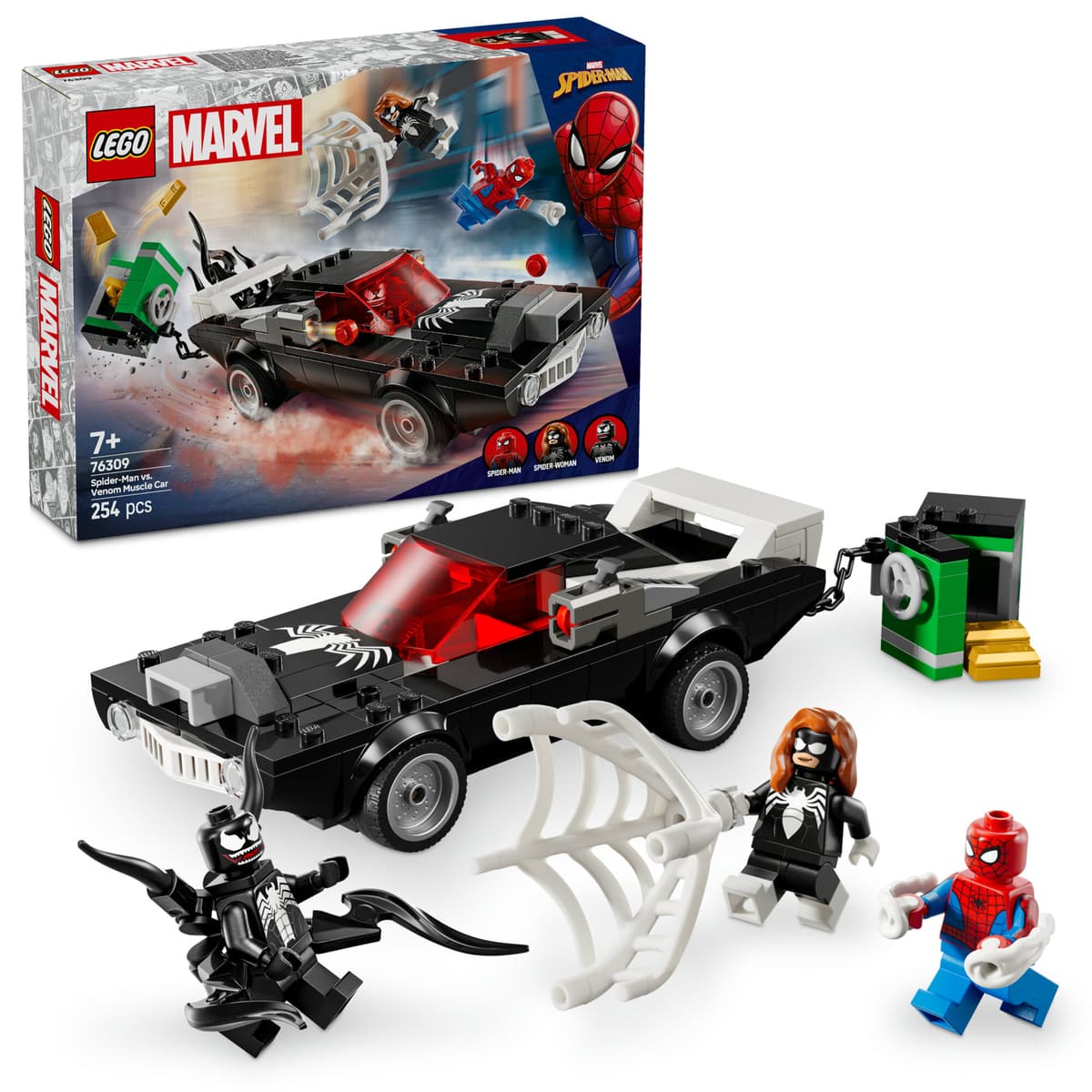 LEGO Super Heroes Spider-Man mot Venoms muskelbil 76309