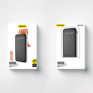 Dudao K6Pro powerbank 10000mAh 10Watt 4xkablar vit