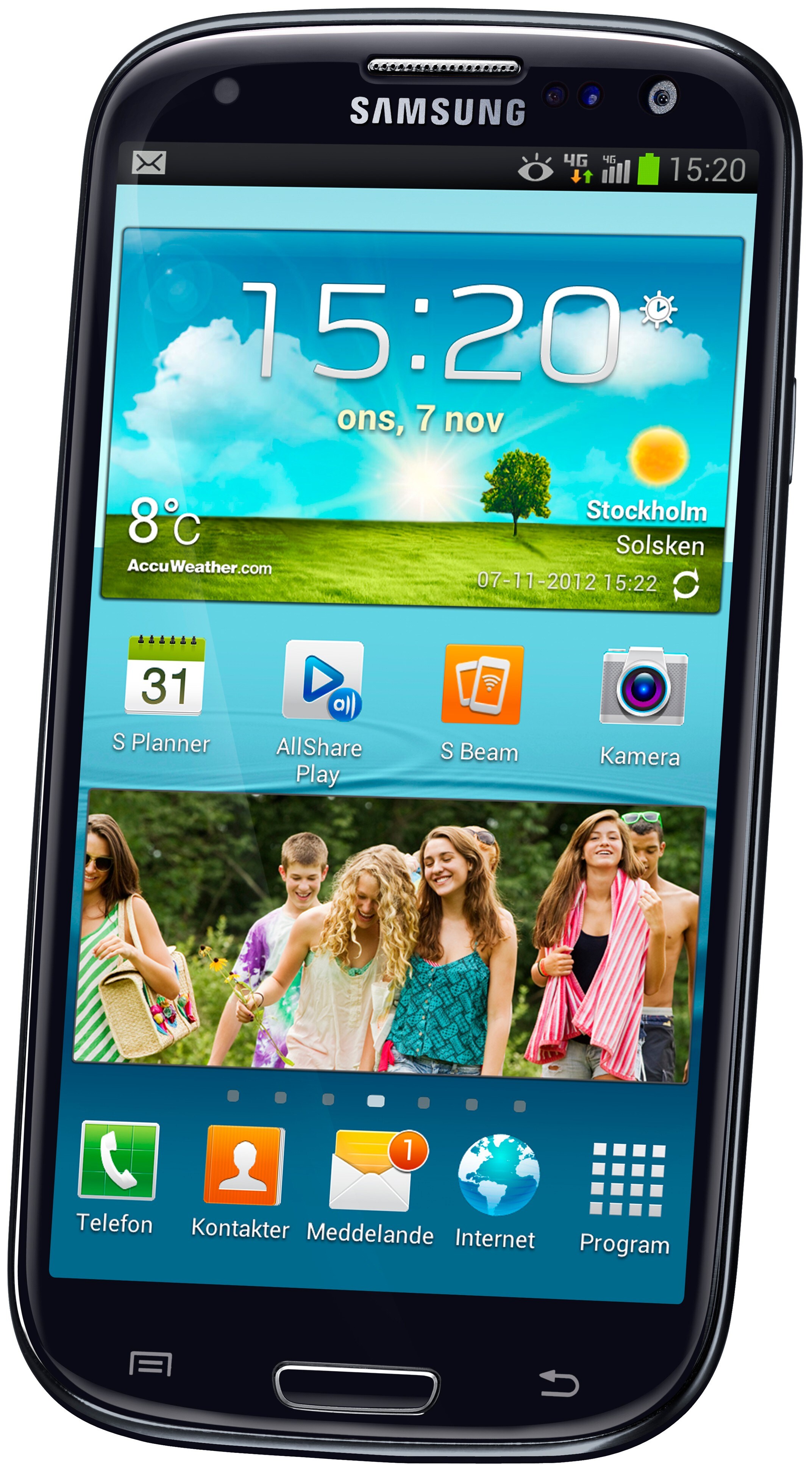 Samsung Galaxy S3 4G Smartphone (svart) Tele2 - Mobiltelefoner ...